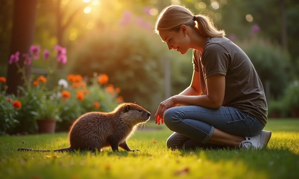 Unbelievable Bond: Woman's Heartfelt Update on Beaver Friend 'Stitch'
