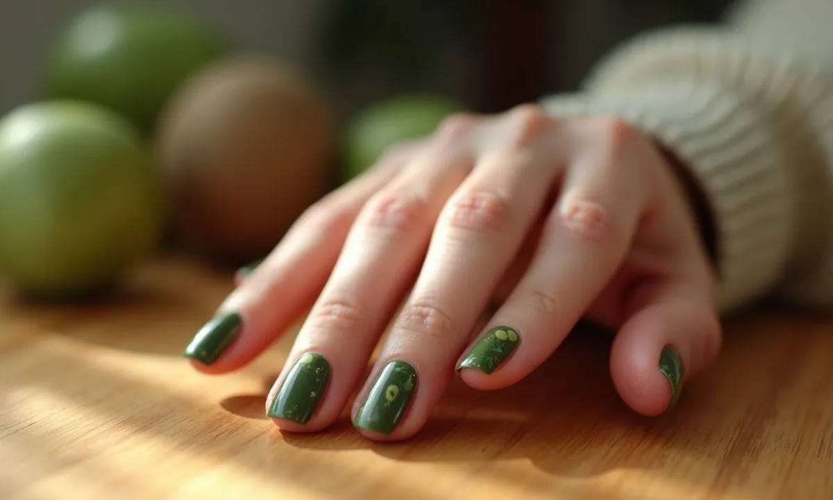 Unbelievable Olive-Inspired Nail Art Taking Over Winter Trends