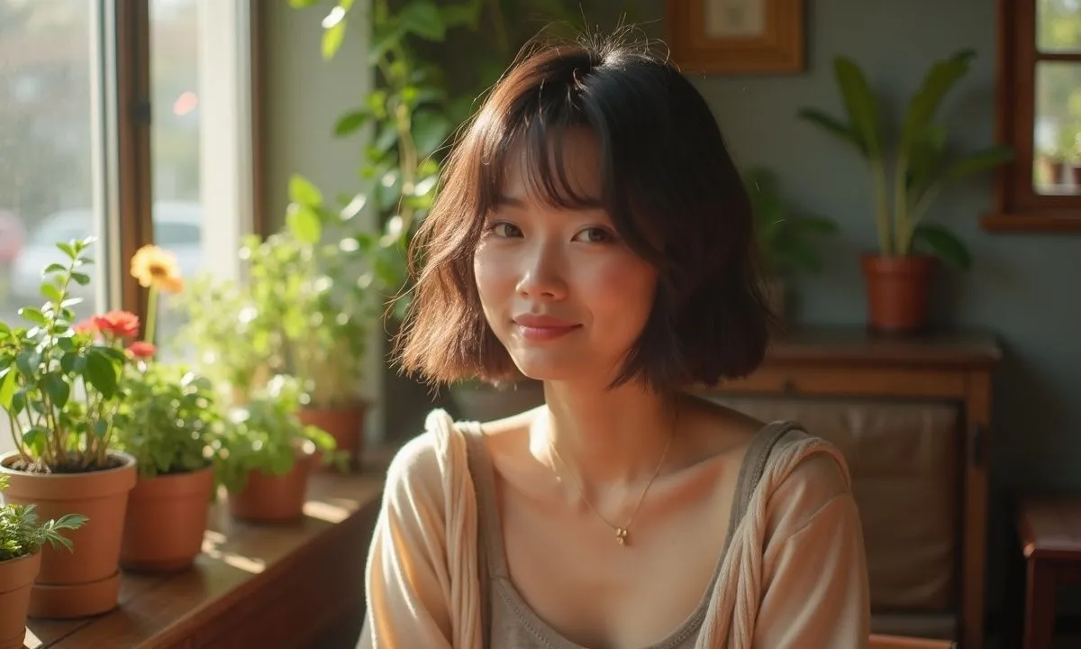 The Soft Curtain Bob Is 2026's Soft-Girl Hair Dream